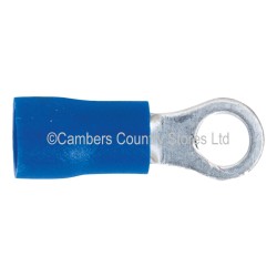 Sealey Terminals 100 Pack Easy Entry Ring 4.3mm Blue